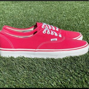 VANS Red Shoes Size 11.5